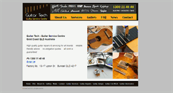 Desktop Screenshot of guitartech.com.au